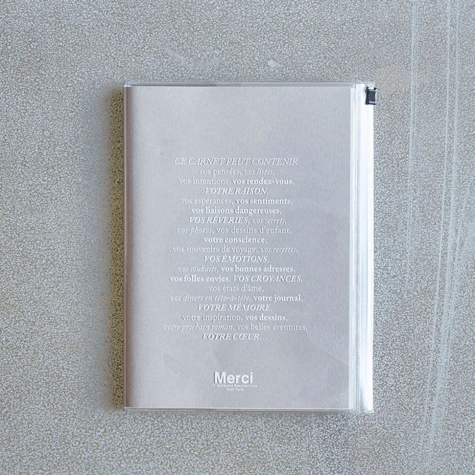 Carnet Merci - Gris