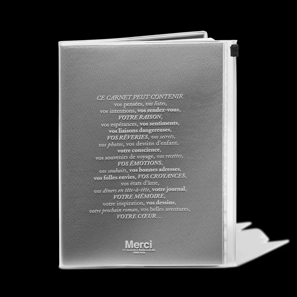 Carnet Merci - Gris