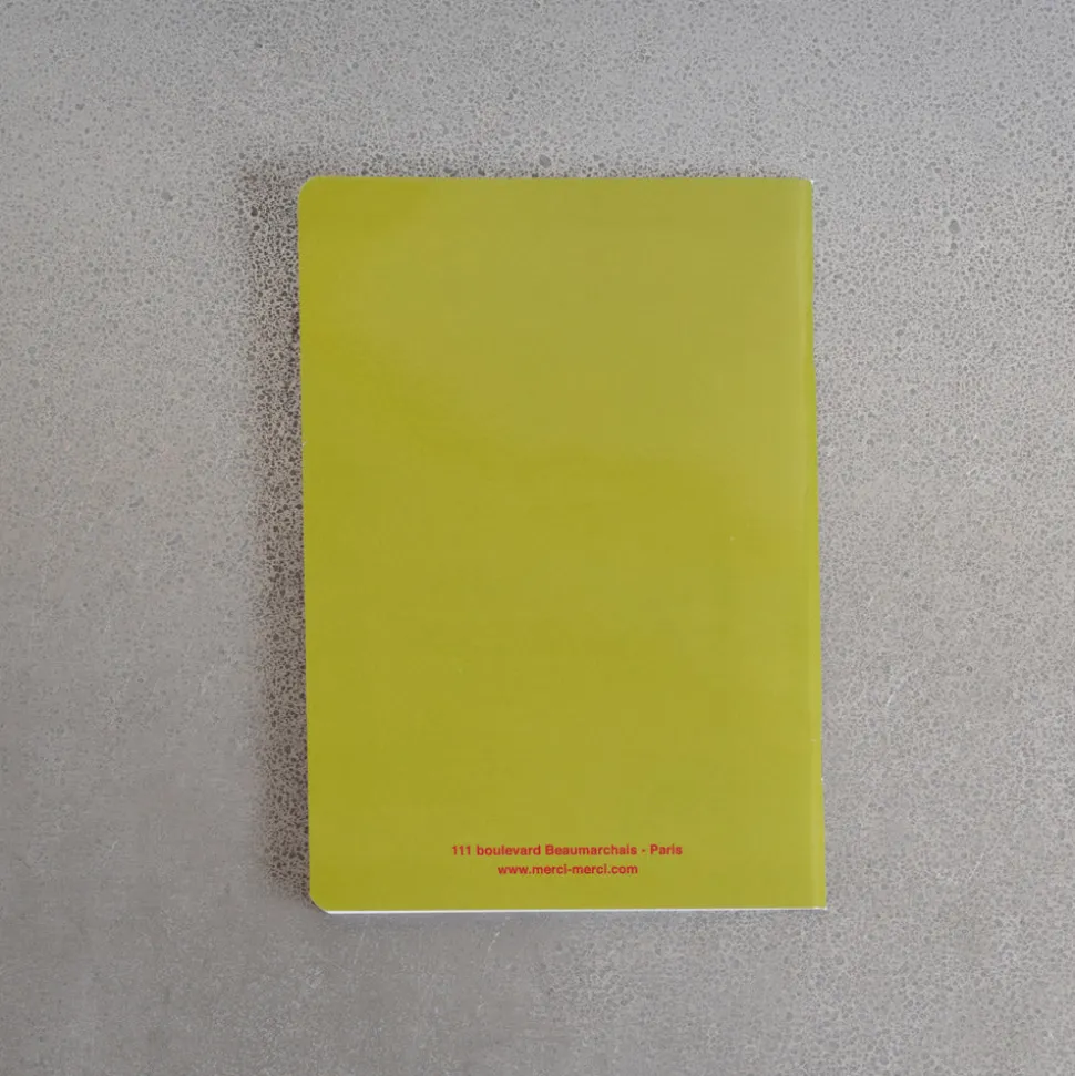 Carnet Merci - Kaki et Rouge