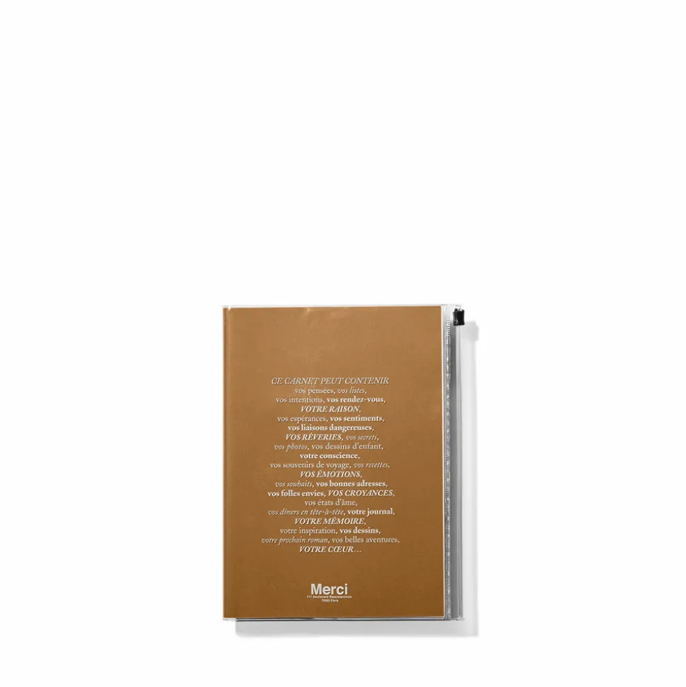 Carnet Merci - Marron