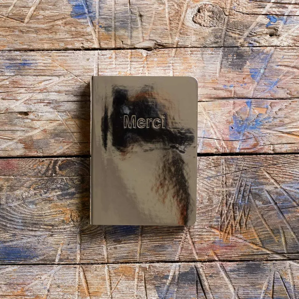 Carnet Merci - Métal Argent