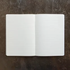 Carnet Merci - Rayures Bleu Tyrrhénien et Rouge