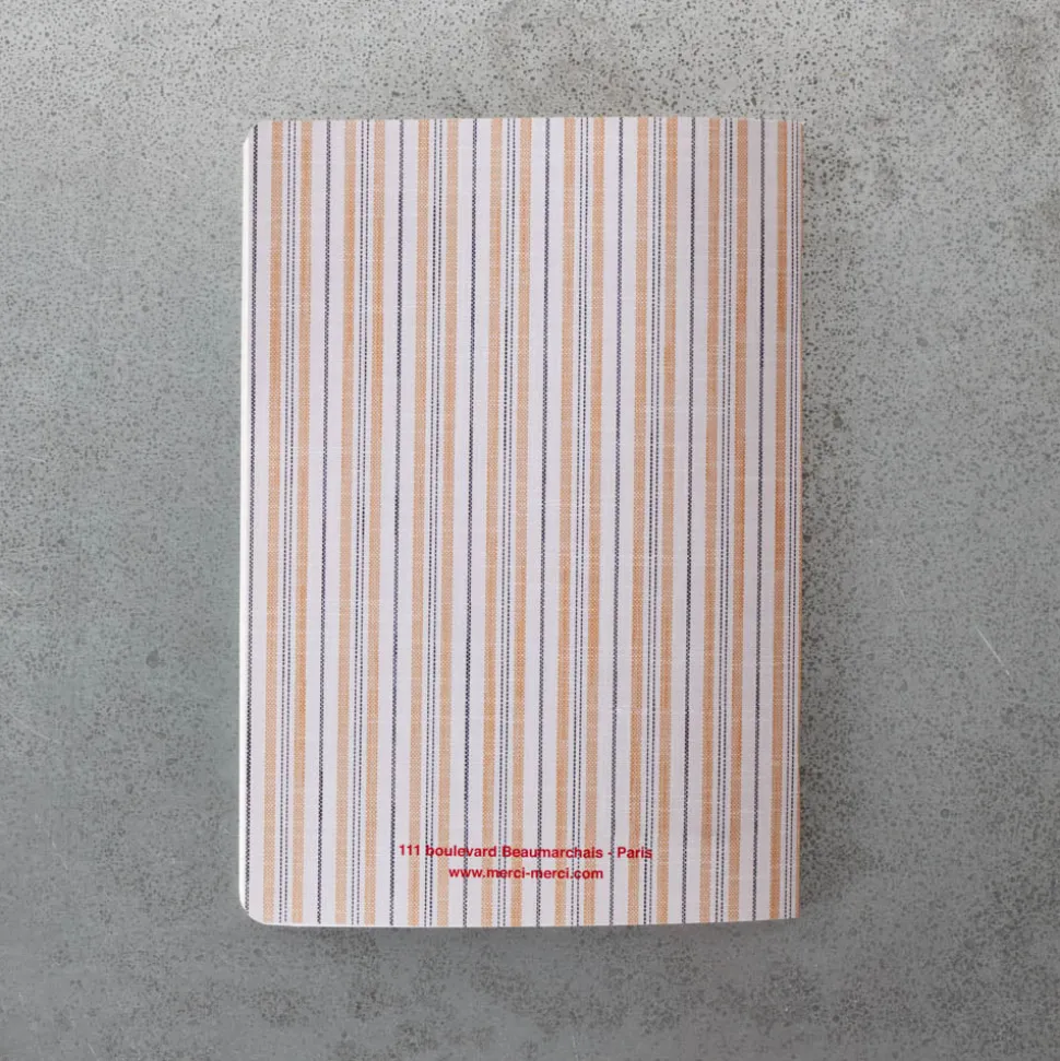 Carnet Merci - Rayures Jaune Asahi