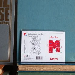 Carte postale puzzle - Merci Map