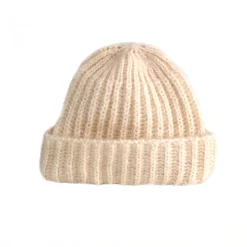 câbleami - Bonnet Mohair - Blanc