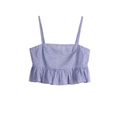 Ciao Lucia - Blouse Tuva - Bleu à rayures