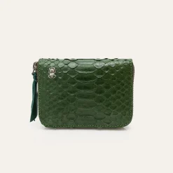 Claris Virot - Portefeuille Mini Bob Pyhton - Vert