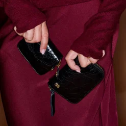 Claris Virot - Porte-Monnaie Karl - Noir Vintage
