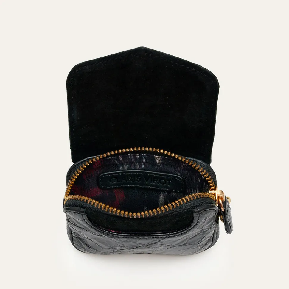 Claris Virot - Porte-Monnaie Karl - Noir Vintage