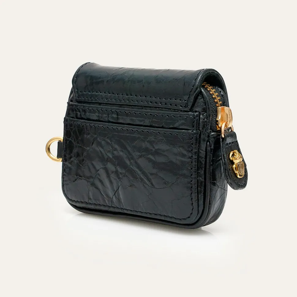 Claris Virot - Porte-Monnaie Karl - Noir Vintage