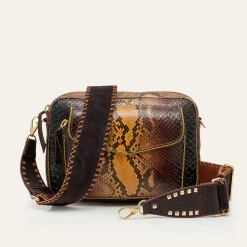 Claris Virot - Sac Big Charly - oeil de Tigre