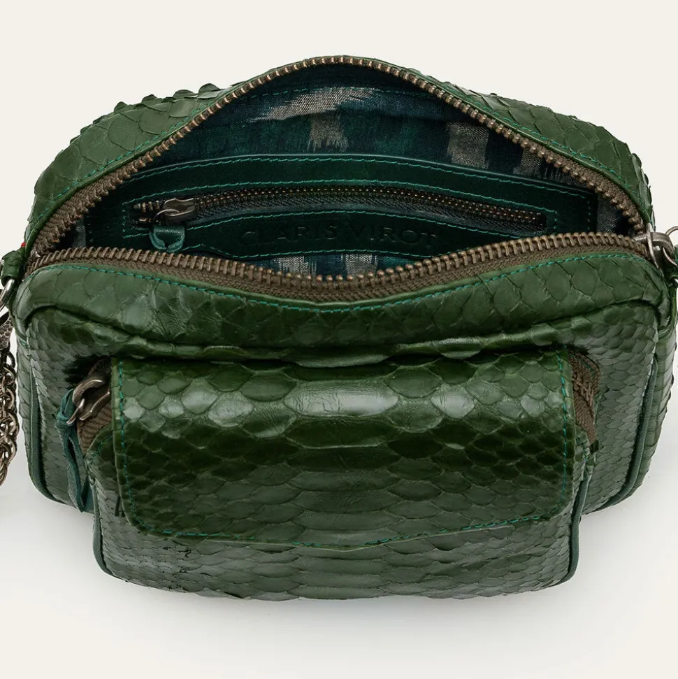 Claris Virot - Sac Charly - Vert Python