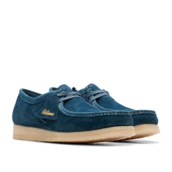Clarks - Wallabee - Bleu