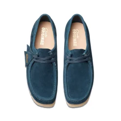 Clarks - Wallabee - Bleu