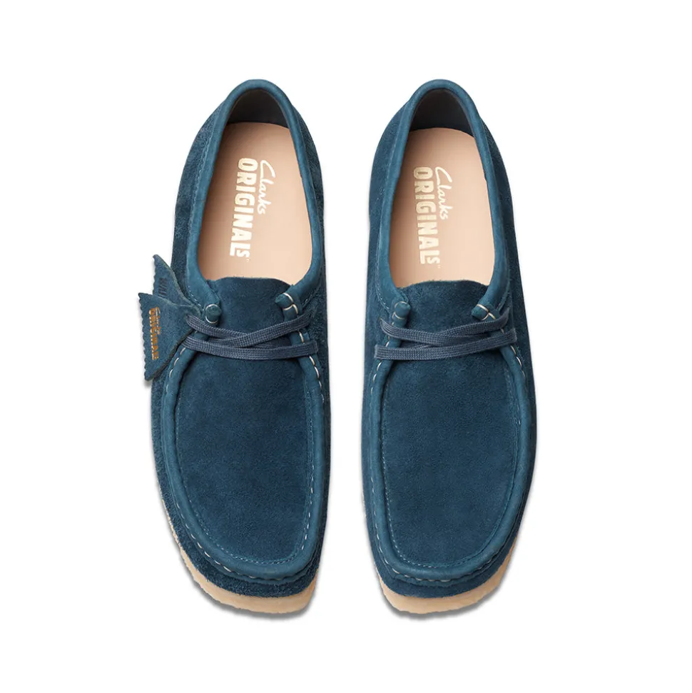 Clarks - Wallabee - Bleu