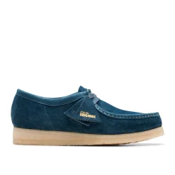 Clarks - Wallabee - Bleu