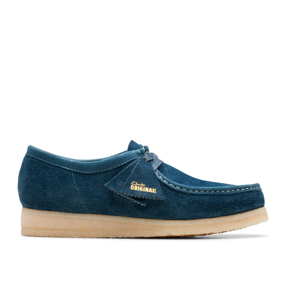 Clarks - Wallabee - Bleu