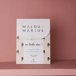 Coffret masques On Lâche Rien - Malou & Marius