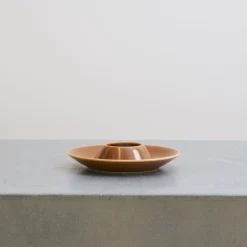 Coquetier porcelaine - Marron