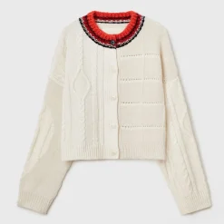 Cordera - Cardigan - Blanc