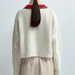 Cordera - Cardigan - Blanc
