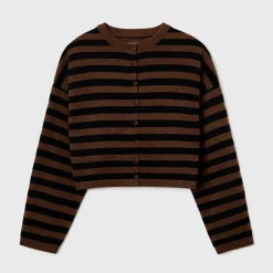 Cordera - Cardigan Rayé - Marron