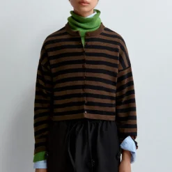 Cordera - Cardigan Rayé - Marron