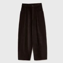 Cordera - Pantalon Velours Baggy - Marron