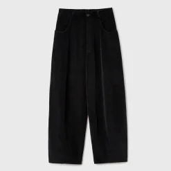 Cordera - Pantalon Velours Baggy - Noir
