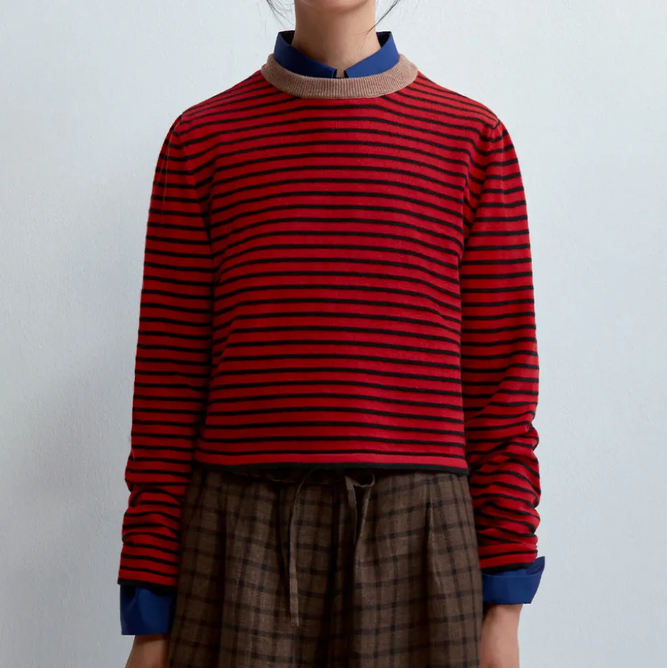 Cordera - Pull manches longues - Rouge
