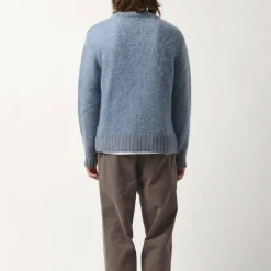 Corridor - Cardigan Mohair - Bleu