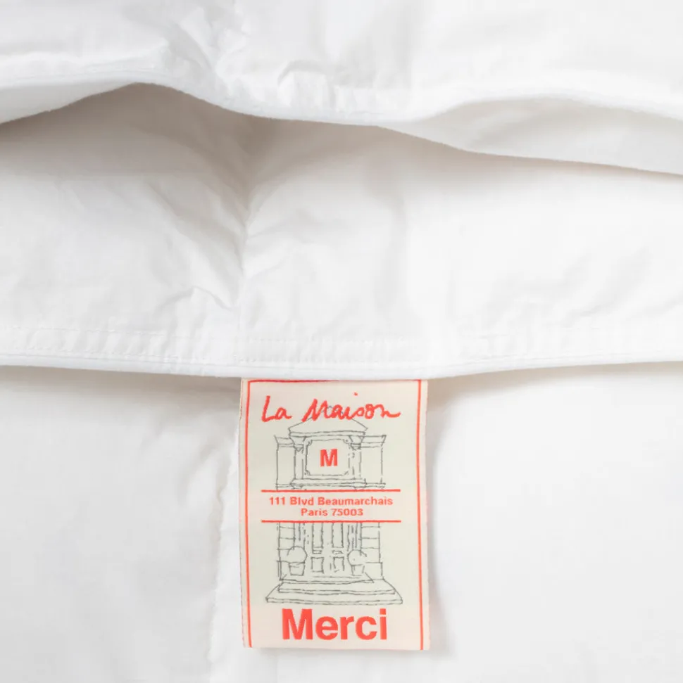 Couette en duvet naturel et plumettes - Blanc