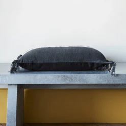 Coussin en coton Tami - Tye Dye Noir
