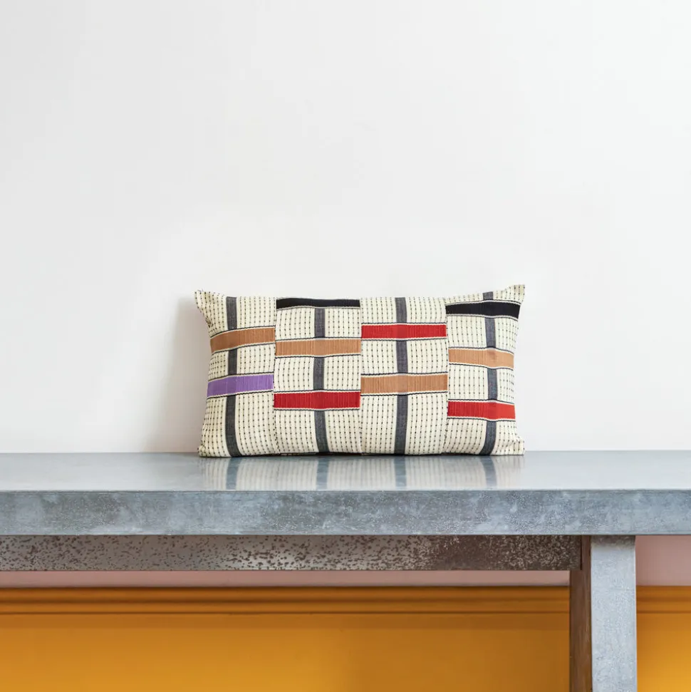 Coussin Kente To + Fro - Beige
