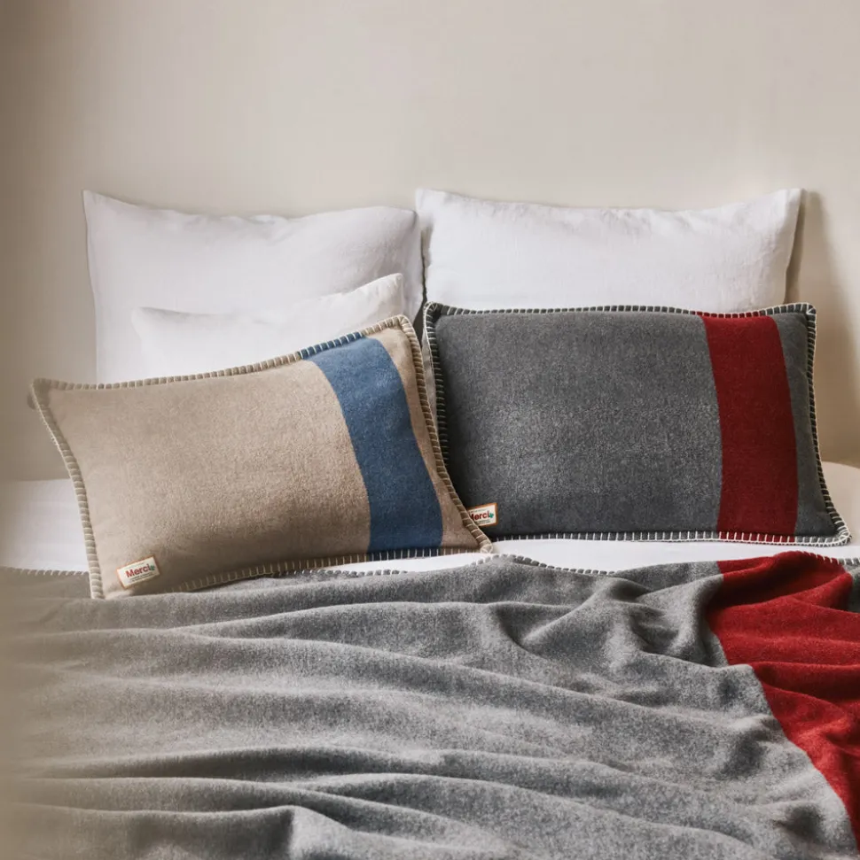 Coussin Merci - Gris