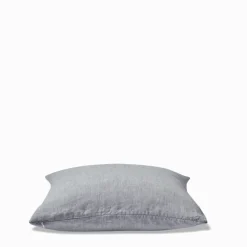 Coussin épais en lin - Chambray Bleu