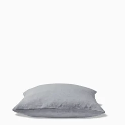 Coussin épais en lin - Chambray Bleu