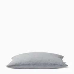 Coussin épais en lin - Chambray Bleu