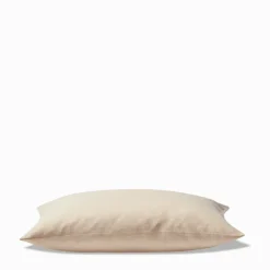 Coussin épais en lin - Chambray Jaune
