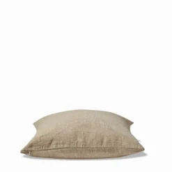Coussin épais en lin - Chambray Olive
