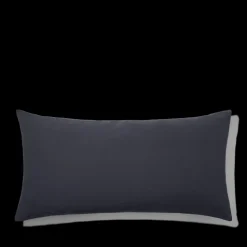 Coussin rectangle en gaze de coton - Gris Fusain