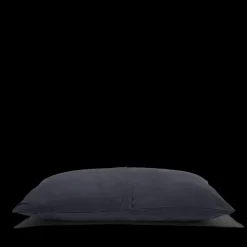 Coussin rectangle en gaze de coton - Gris Fusain