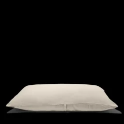 Coussin rectangle en gaze de coton - Beige Quai de Seine