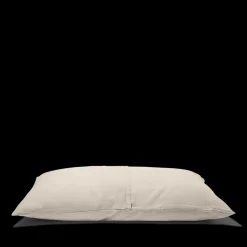 Coussin rectangle en gaze de coton - Beige Quai de Seine