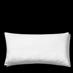 Coussin rectangle en gaze de coton - Blanc de Meudon