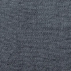 Coussin rectangle en lin lavé - Bleu Pétrole