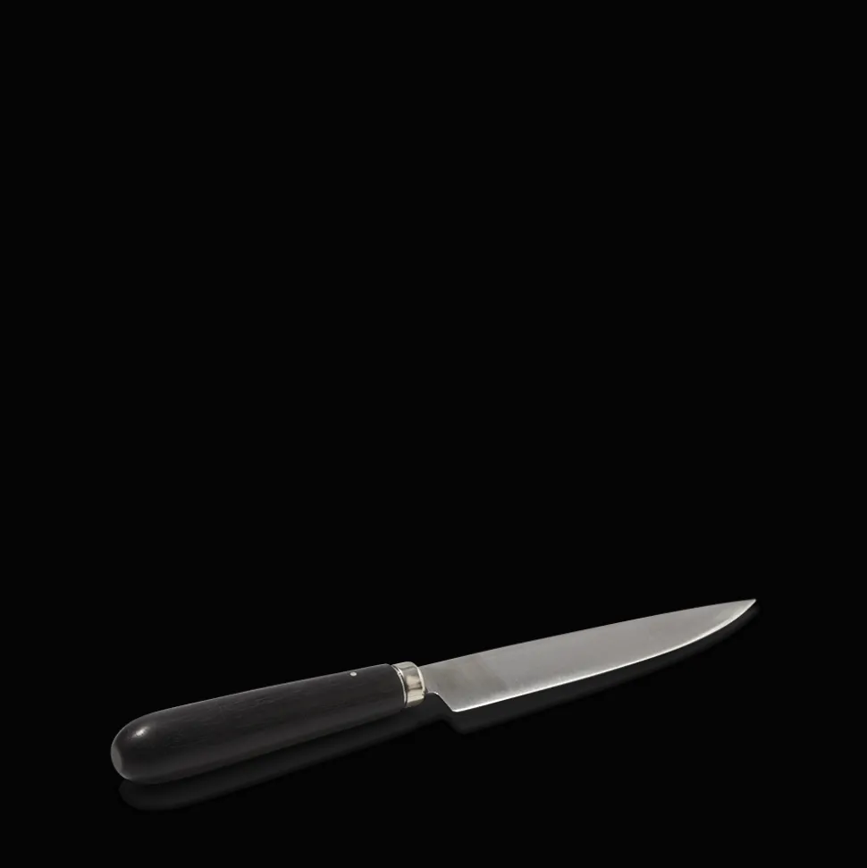 Couteau avec manche en buis - Noir