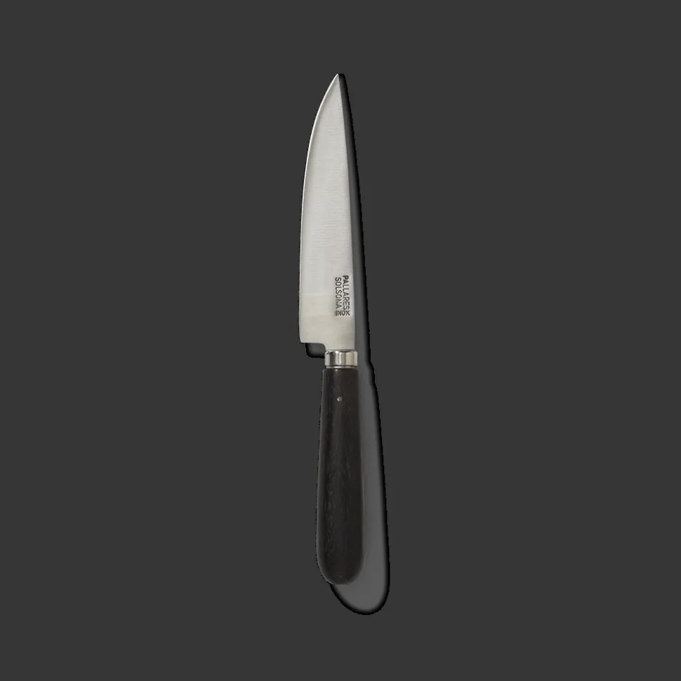 Couteau avec manche en buis - Noir