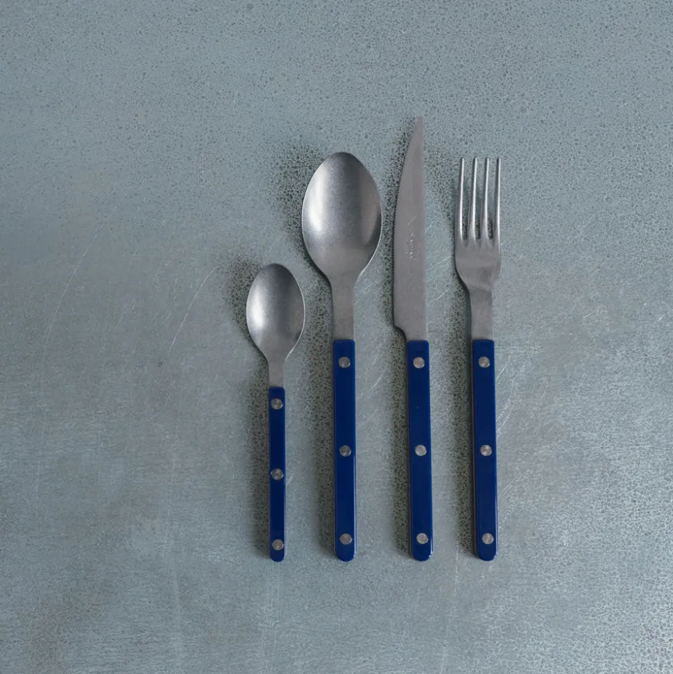 Couteau Bistrot Vintage - Bleu Marine