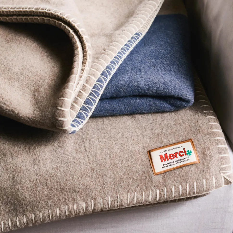 Couverture Merci - Beige